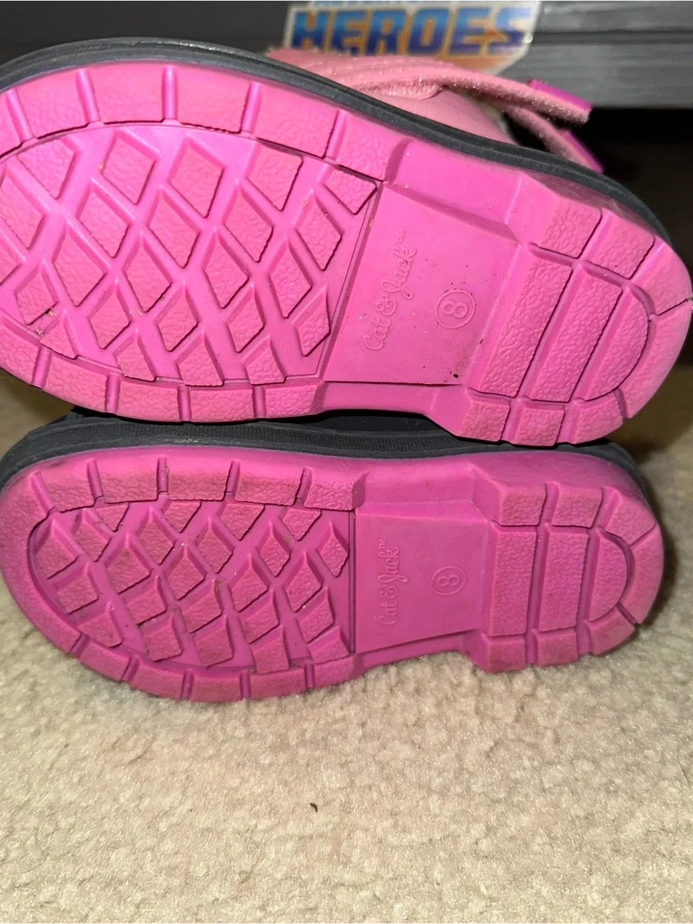 Cat & Jack Hot Pink Kids Outdoor Boots